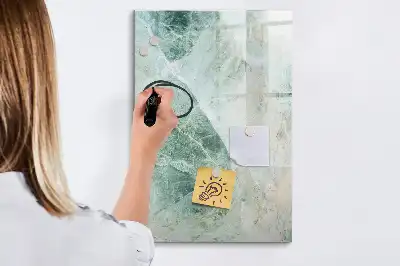 Tablă cu marker cu aspect de marmură de piatră