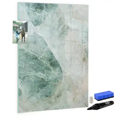 Tablă cu marker cu aspect de marmură de piatră
