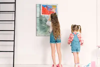Tablă cu marker cu aspect de marmură de piatră