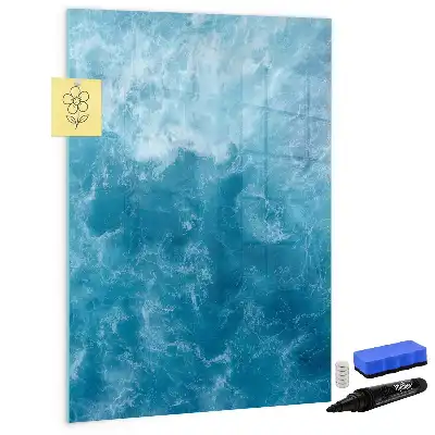 Tablă magnetică de scris cu model ocean