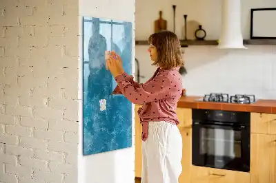 Tablă magnetică de scris cu model ocean