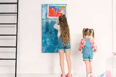 Tablă magnetică de scris cu model ocean