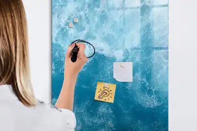 Tablă magnetică de scris cu model ocean