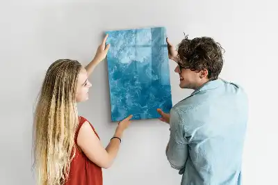 Tablă magnetică de scris cu model ocean
