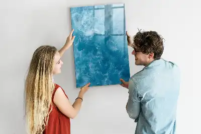 Tablă magnetică de scris cu model ocean