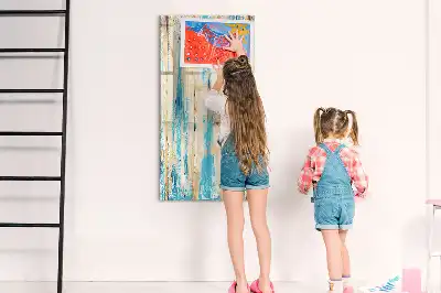 Tablă cu marker din lemn învechit