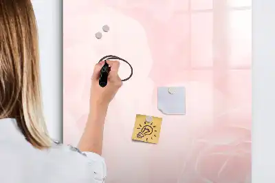 Tablă cu marker cu model trandafiri
