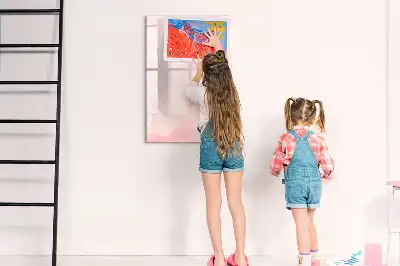 Tablă cu marker cu model trandafiri