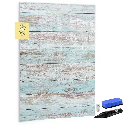Tablă magnetică de scris cu design în nuanțe pastelate