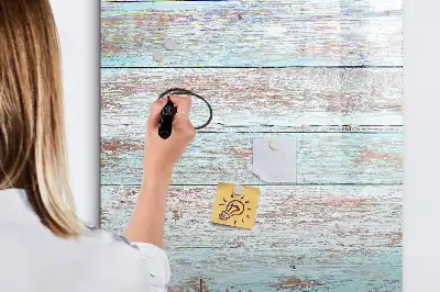 Tablă magnetică de scris cu design în nuanțe pastelate