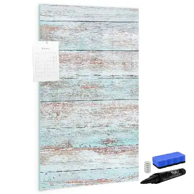 Tablă magnetică de scris cu design în nuanțe pastelate