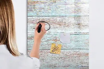 Tablă magnetică de scris cu design în nuanțe pastelate