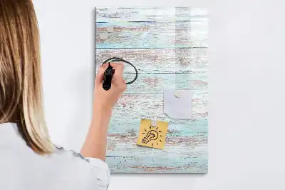 Tablă magnetică de scris cu design în nuanțe pastelate