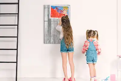 Tablă cu marker din lemn