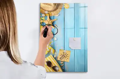 Tablă cu marker accesorii de plajă