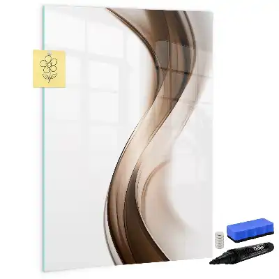 Tablă cu marker cu model abstracție de valuri