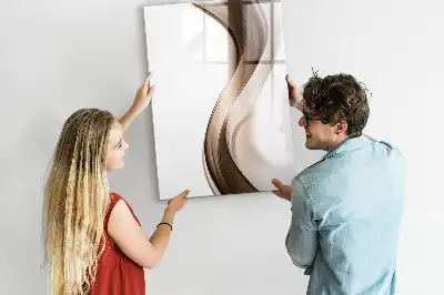 Tablă cu marker cu model abstracție de valuri