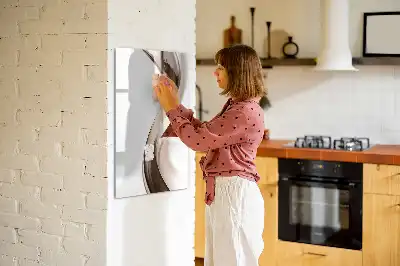 Tablă cu marker cu model abstracție de valuri