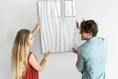 Tablă magnetică de scris cu model linii abstracte