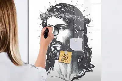 Tablă cu marker Iisus Hristos