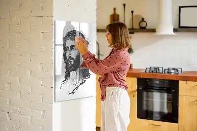 Tablă cu marker Iisus Hristos