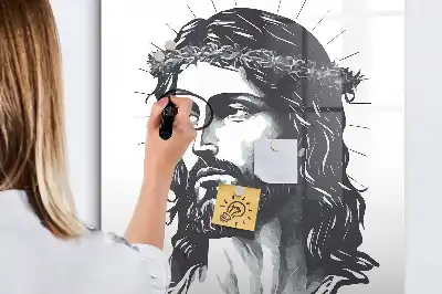 Tablă cu marker Iisus Hristos