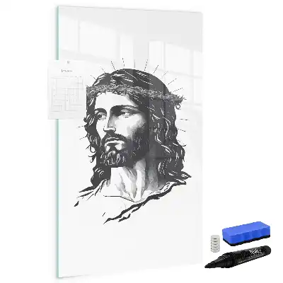 Tablă cu marker Iisus Hristos
