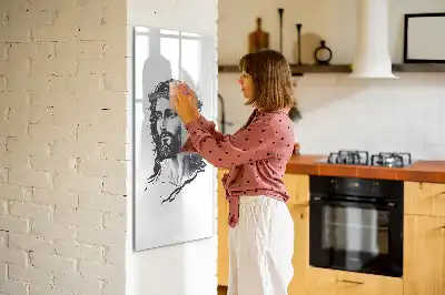 Tablă cu marker Iisus Hristos