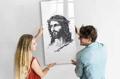 Tablă cu marker Iisus Hristos
