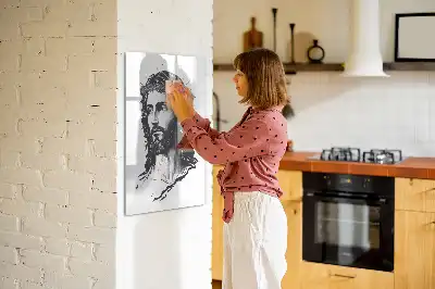 Tablă cu marker Iisus Hristos