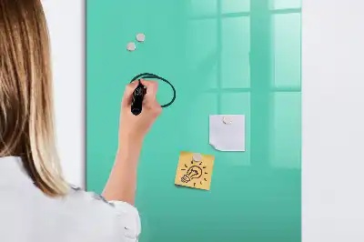 Tablă cu marker turcoaz