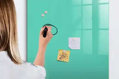 Tablă cu marker turcoaz