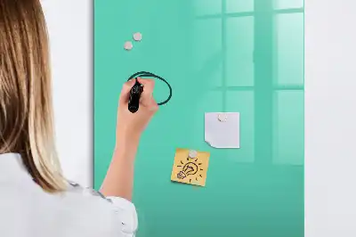 Tablă cu marker turcoaz