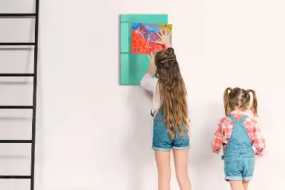 Tablă cu marker turcoaz