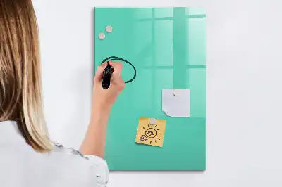 Tablă cu marker turcoaz