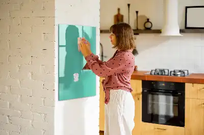 Tablă cu marker turcoaz