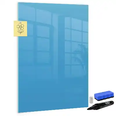 Tablă magnetică de scris albastră