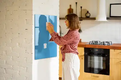 Tablă magnetică de scris albastră