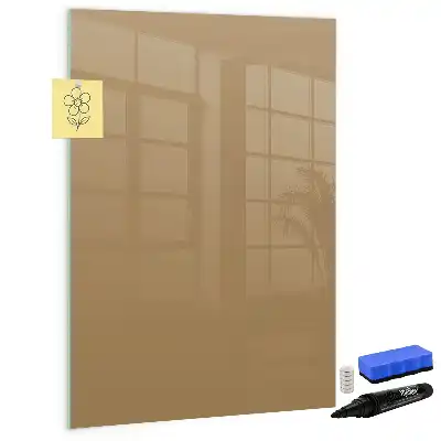 Tablă cu marker de culoare bej închis