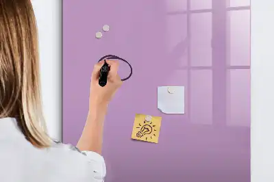 Tablă magnetică de scris culoare liliachie