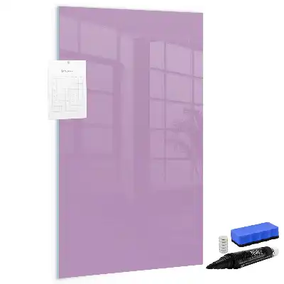 Tablă magnetică de scris culoare liliachie