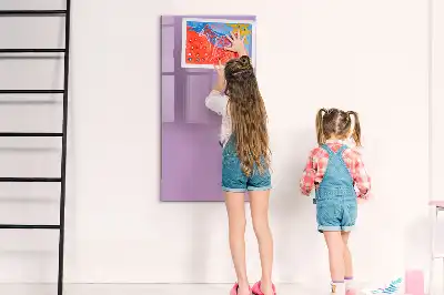 Tablă magnetică de scris culoare liliachie