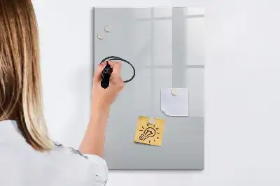 Tablă cu marker culoare gri deschis