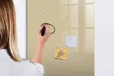 Tablă magnetică de scris culoare bej