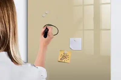 Tablă magnetică de scris culoare bej