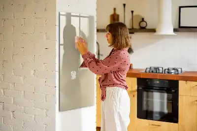 Tablă magnetică de scris culoare bej