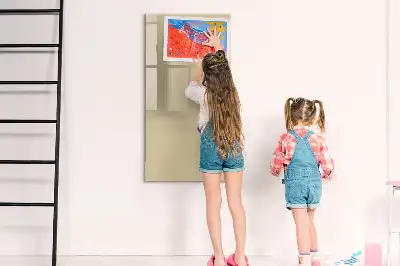 Tablă magnetică de scris culoare bej