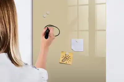 Tablă magnetică de scris culoare bej