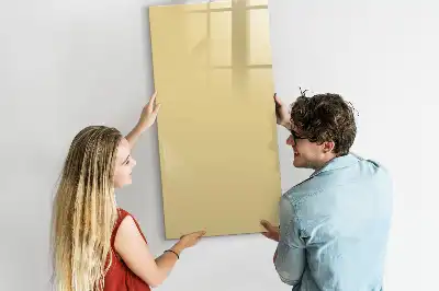 Tablă cu marker culoare crem