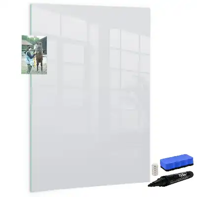 Tablă magnetică de scris culoare alb murdar